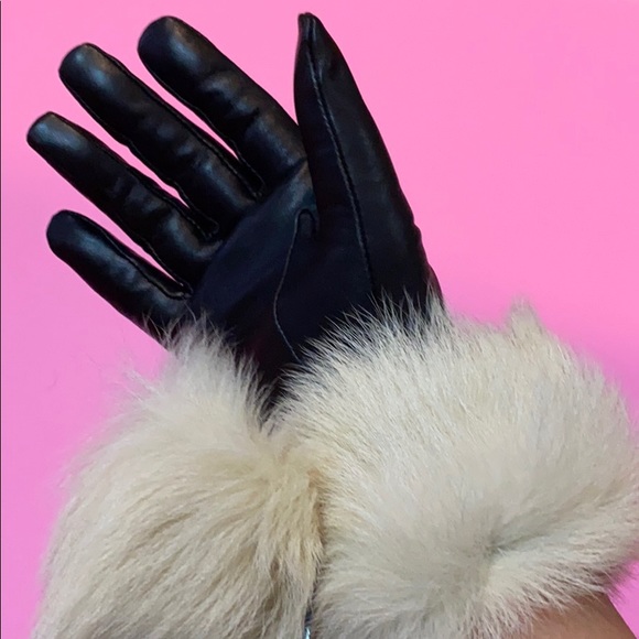 🔥🔥🔥NWT UGG Genuine Sherling Trim Leather Gloves - Picture 7 of 8